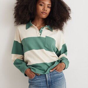 Madewell Striped Rugby Polo Shirt